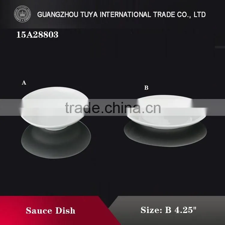 Large size white customized porcelain sauce dish
