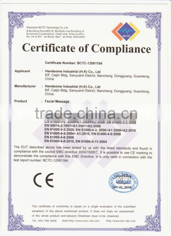 UB-002C Chargeable Photon Ultrasonic Facial Massager