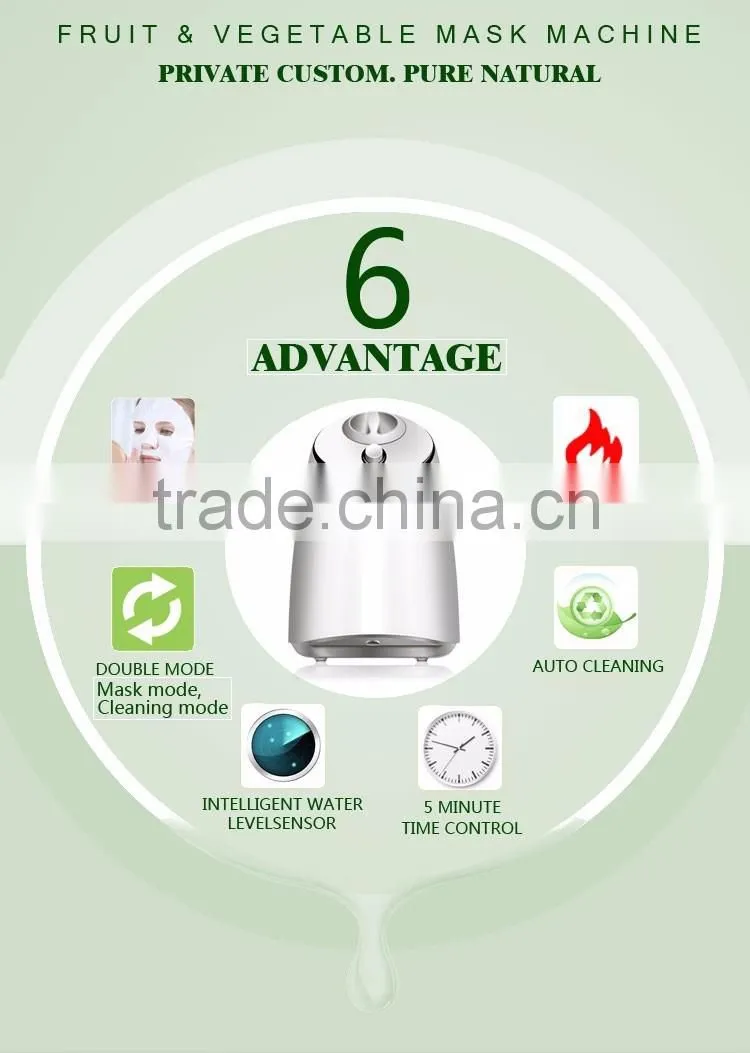 New products pure natural smart DIY mask maker vegetable fruit facial mask making machine