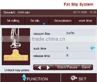 anti cellulite cavitation machine with motor roller-F002