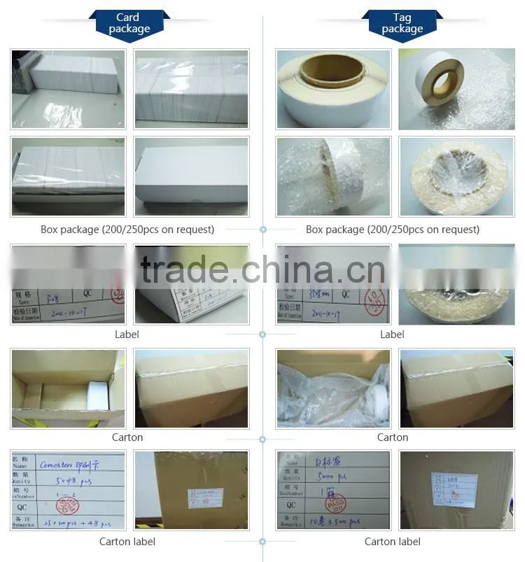 PVC PET 125khz EM4200 RFID Inlay