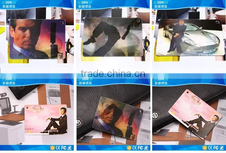 Pvc hotel 3D magnetic stripe barcode membership cards
