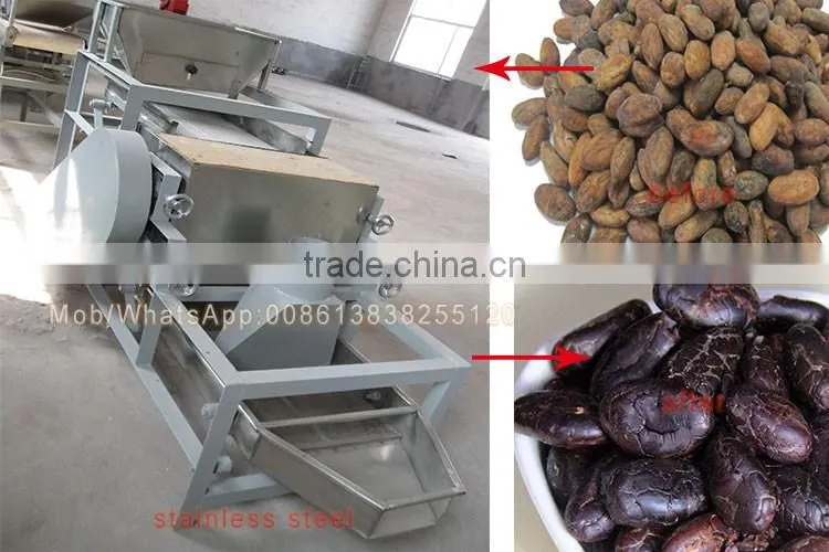 Automatic Roasted Cacao Nib Peeler Roasted Coffee husk Peeler Machine
