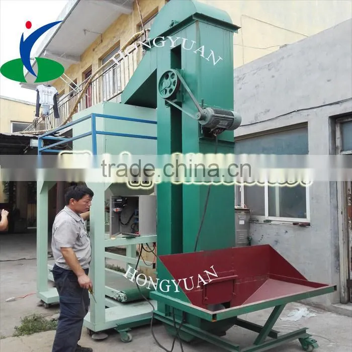 China Semi-auto packing machine for biomass feed pellet low price