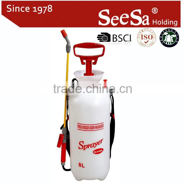 8L Pressure Sprayer with fibre glass lance