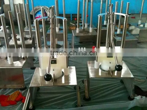 good quality pineapple peeling peeler and coring machine/pineapple core remover (Skype:peggylpp)