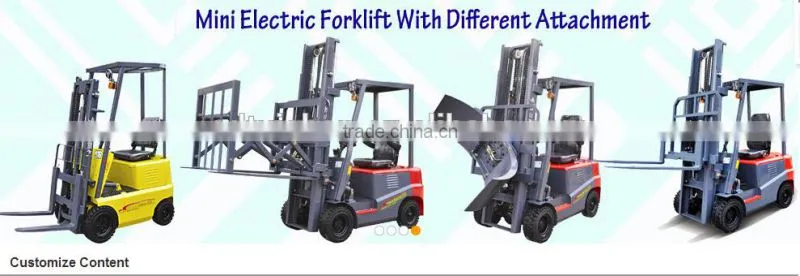 3.0T electric forklift truck with CURTIS control