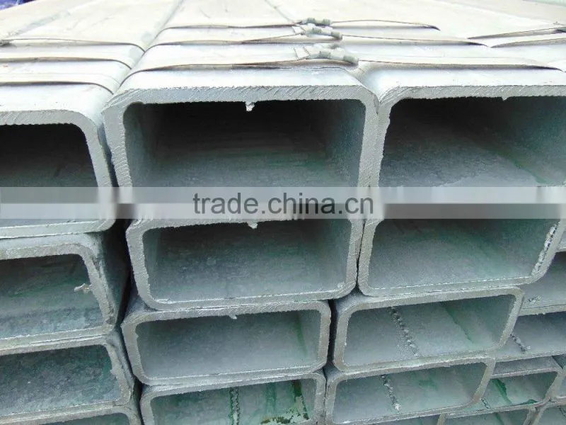 rectangular/square steel pipe/tubes/hollow section galvanized