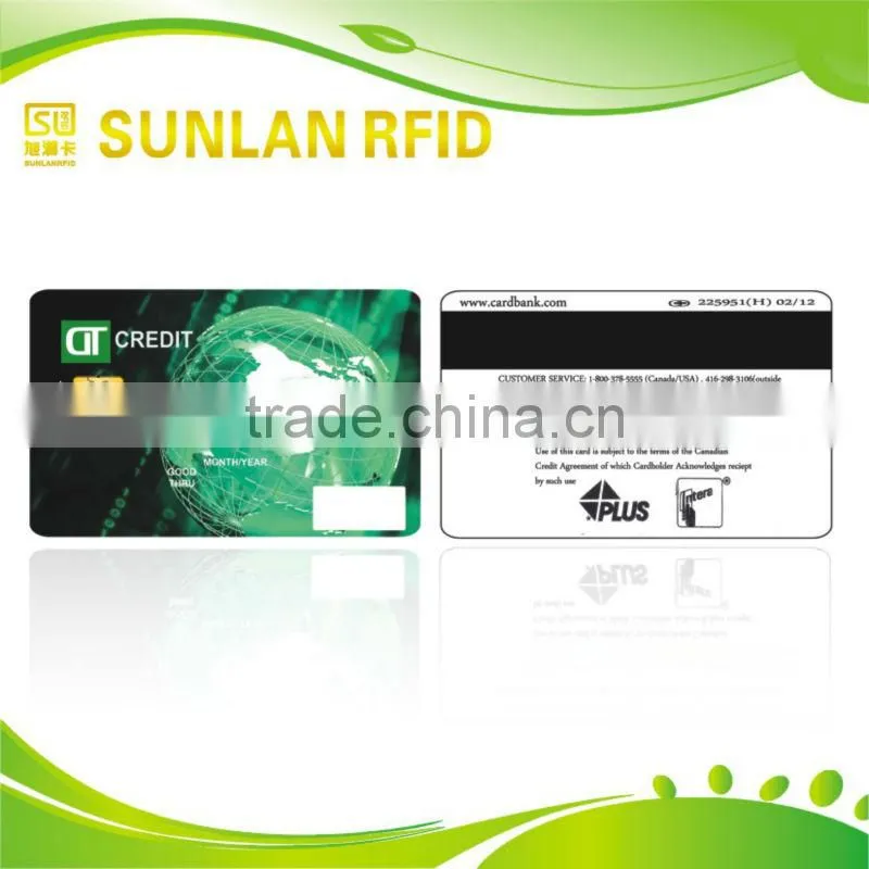 Plastic printable IC card