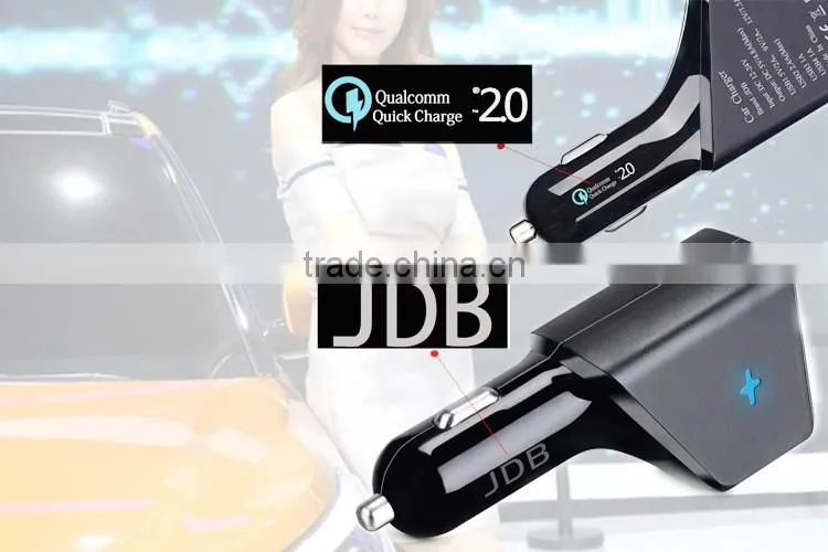 NEW 5V 2A 4 USB Quick Charge 2.0 car Charger travel charger, Intelligent car Charging, BLACK