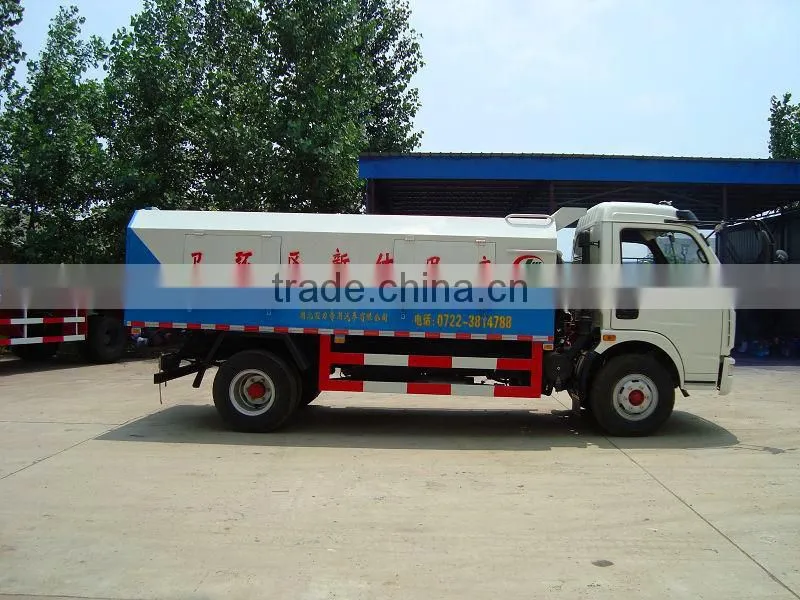 DFAC 4*2 small sealed rubbish truck for sale