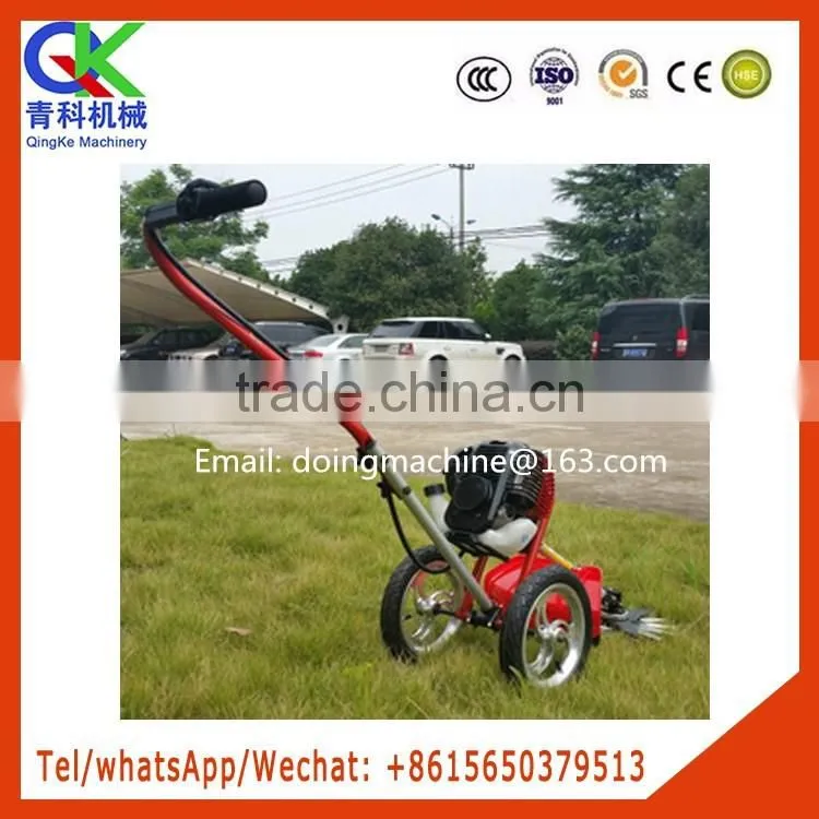 wheel type multifunction terrace weeding machine