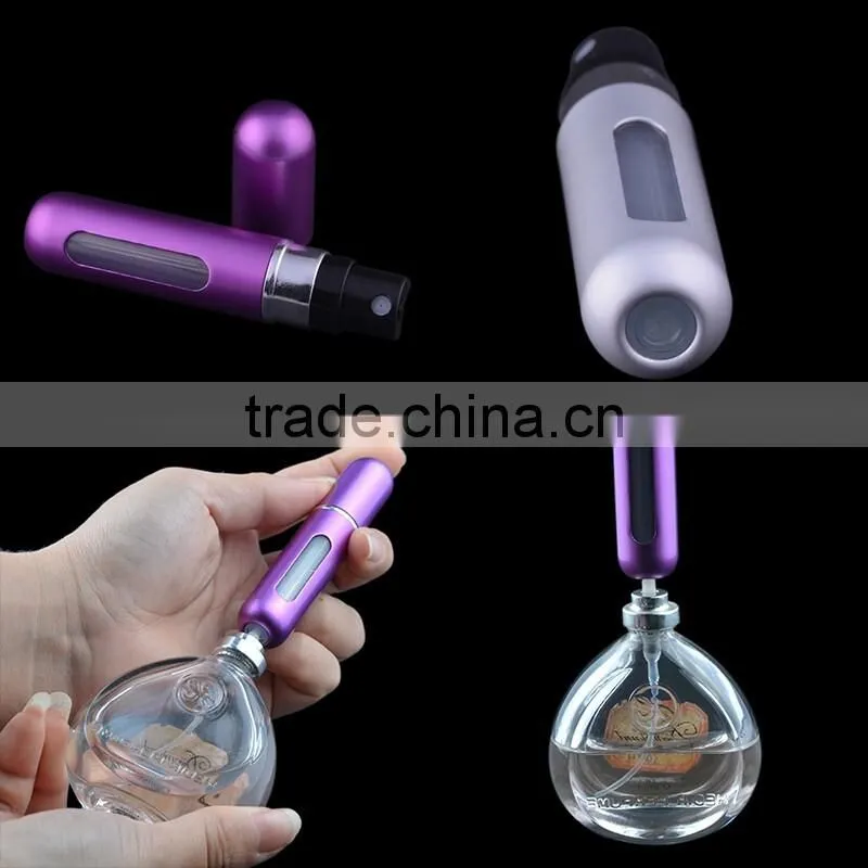 6ml UV gel nail polish bottle with black cap and brush