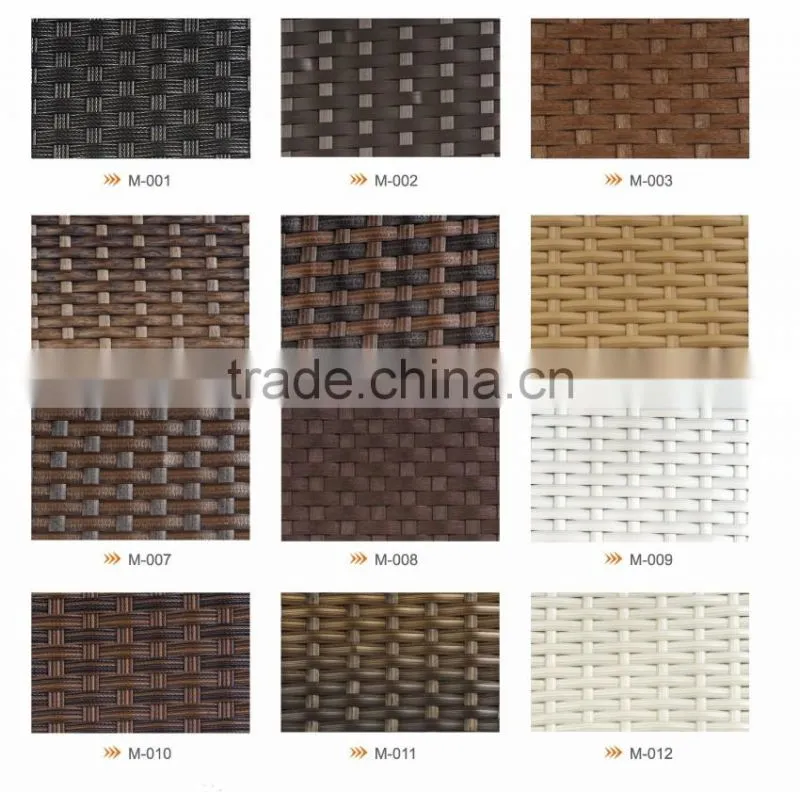 UV protection rattan outdoor furniture patio sectional lounge set