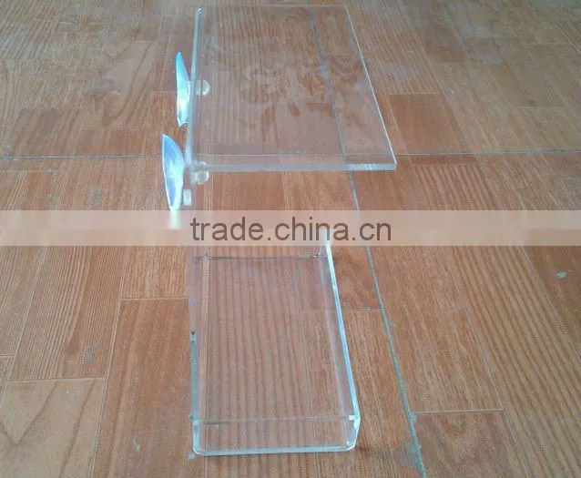 Clear window bird feeder