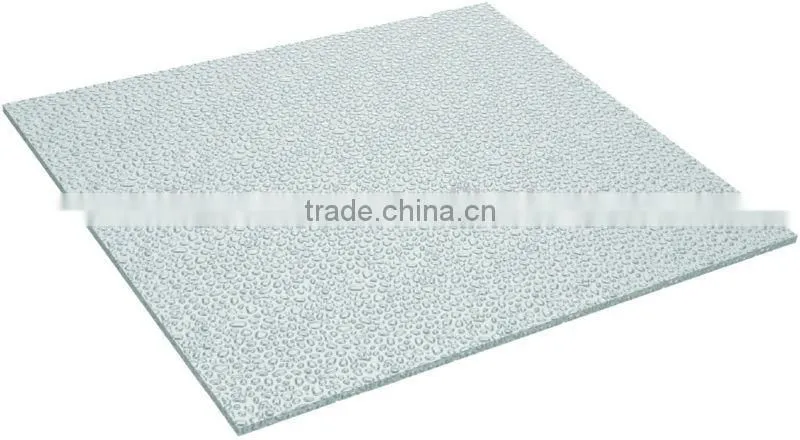 Sun Shading Solid Corrugated Polycarbonate Sheet (Ti-Lite Metallic Silver)
