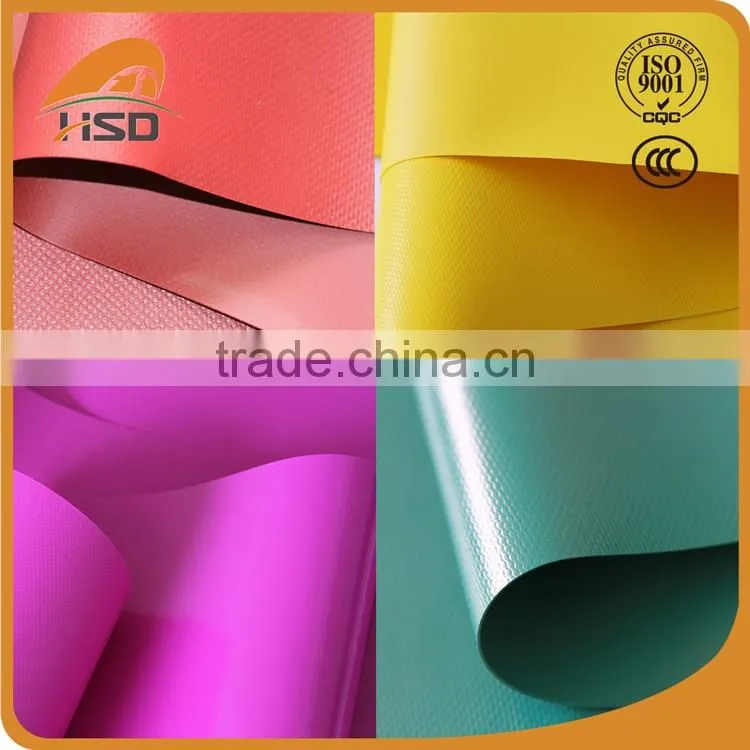 OEM specifications pvc coated polyester yarn pvc tarpaulin