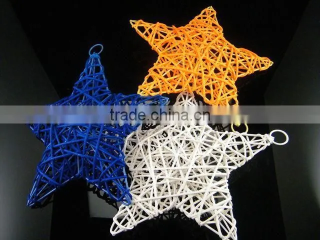 wicker hanging decoration xmas christmas hanging decoration/xmas door ornament