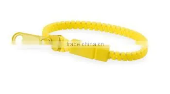 bracelet with zip fastening bracelet ,promotional gift