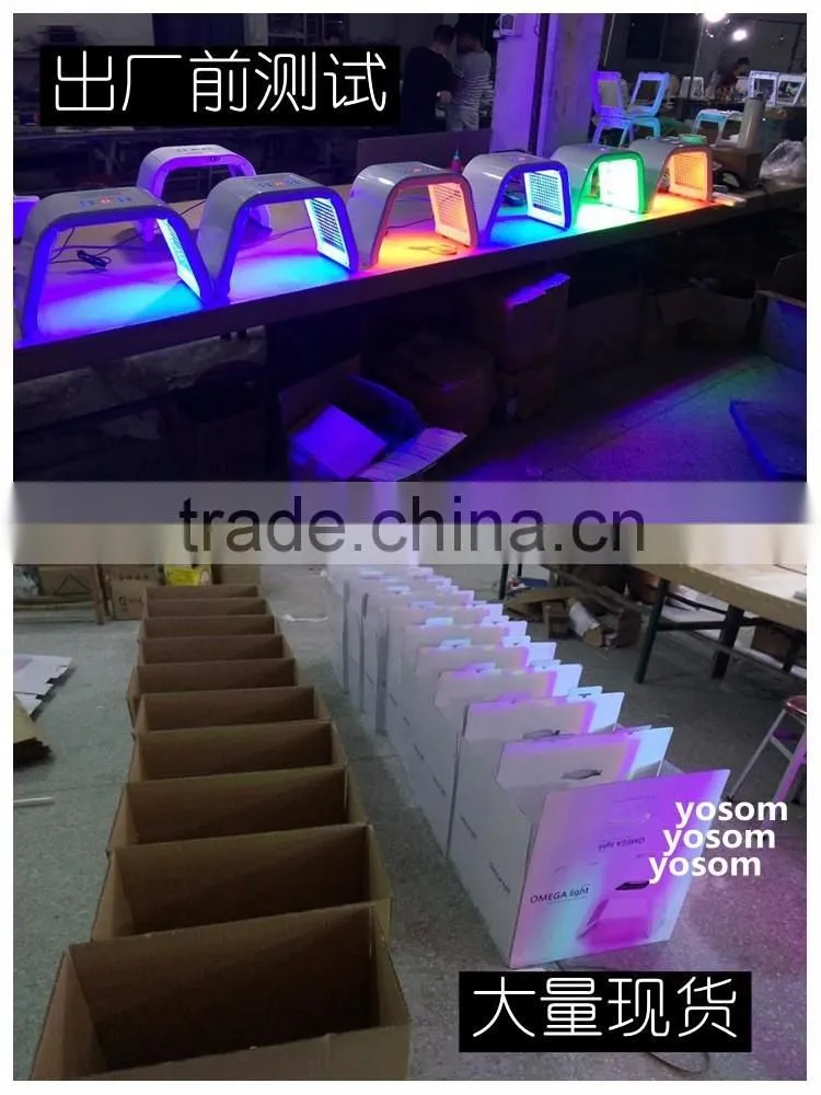 2017 Hot Sale Omega LED Light Face Mask Light Acne Skin Care PDT LED Light With 4 Colors