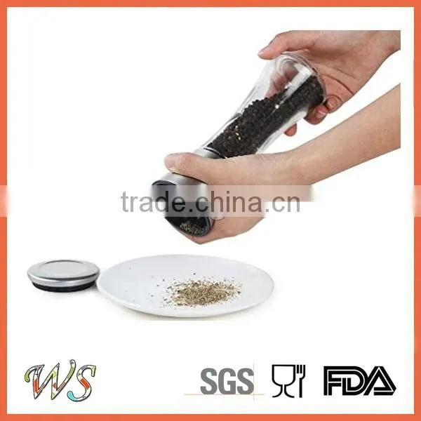 WS-PP11 WS-PP05 High quality Manual Pepper Mill Purple Color Salt and Pepper Grinder set