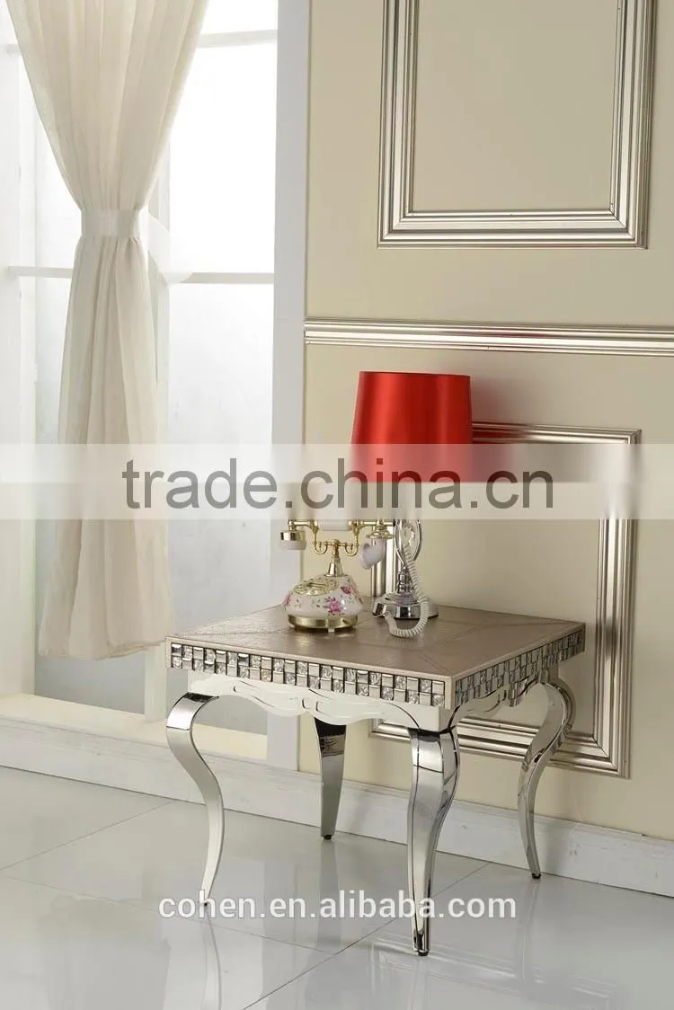 Hot selling modern wooden dining table set dining table and chair for stainless steel furniture and home furniture