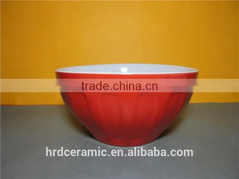 Fun White Modern Ceramic glazed bowl / Decorative Bowl