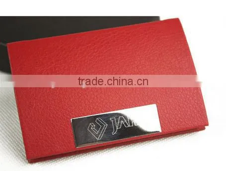 Trendy promotion PU Business Card Case