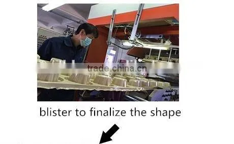 clear blister clamshell box, packing box