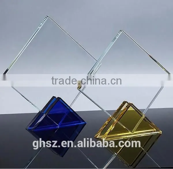 Custom awards souvenir world cup trophy replica crystal trophy award
