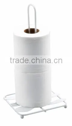 dining room table tissue holder wire paper display rack