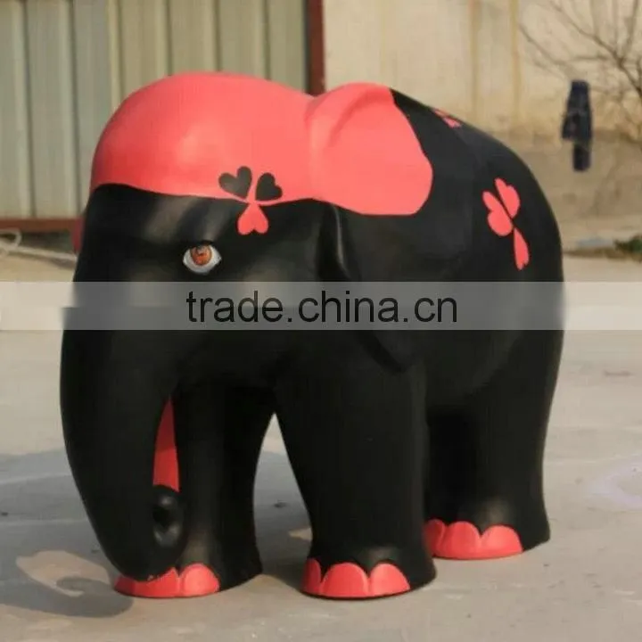 FRP playground display elephant mascot