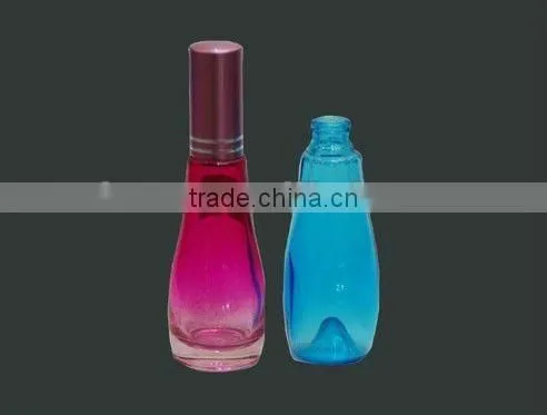 cylindrical perfume glass bottle