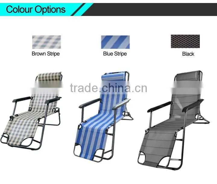 Outdoor Adjustable Beach Poolside Chair