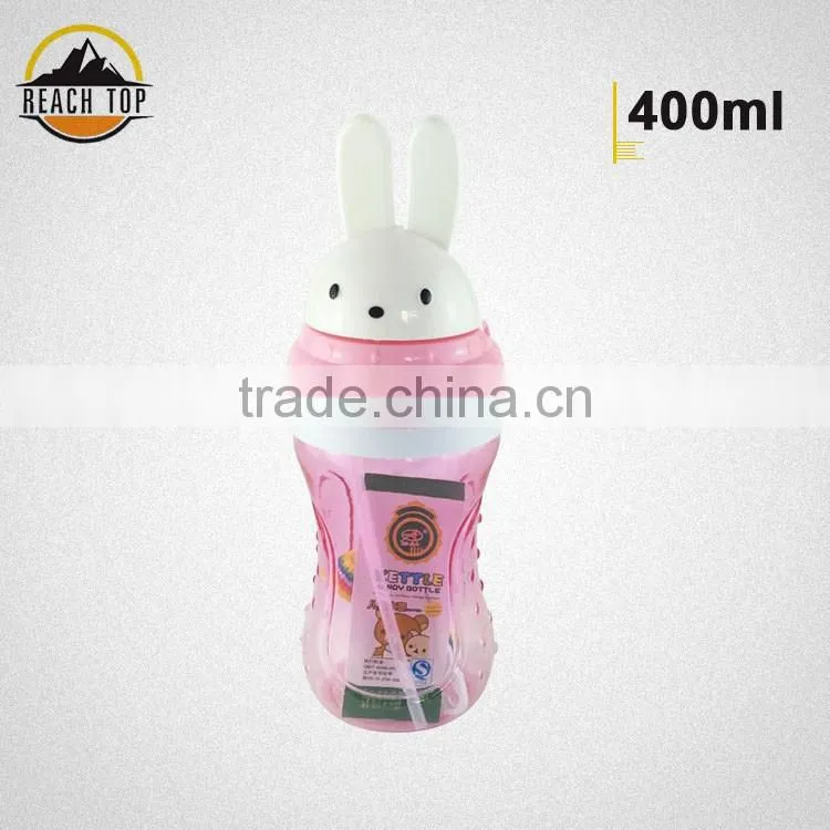 2017 children cute space cup water bottle with rabbit
