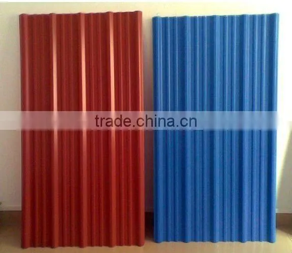 Building material prepainted galvanized aluzinc metal corrugated steel roofing sheet