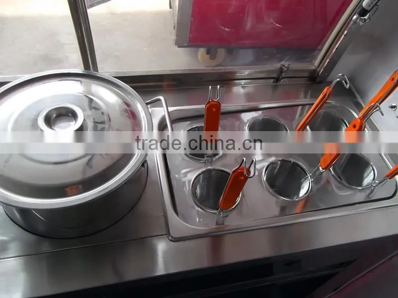 Kitchen Cooking Mobile Food Cart Trailer/ Food Vending Cart/ Outdoor Food Trailer
