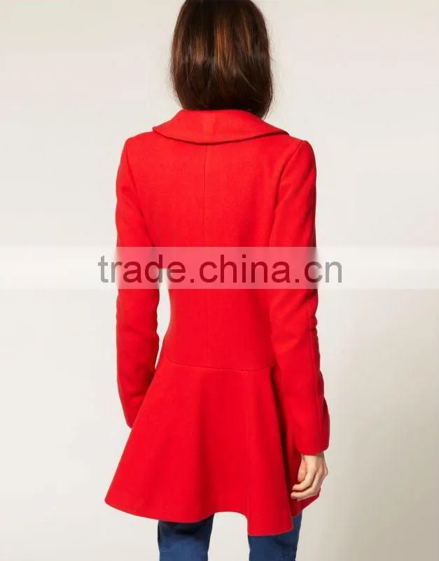 winter coats for women 2013-2014 red trench coat women ladies wool camel coat