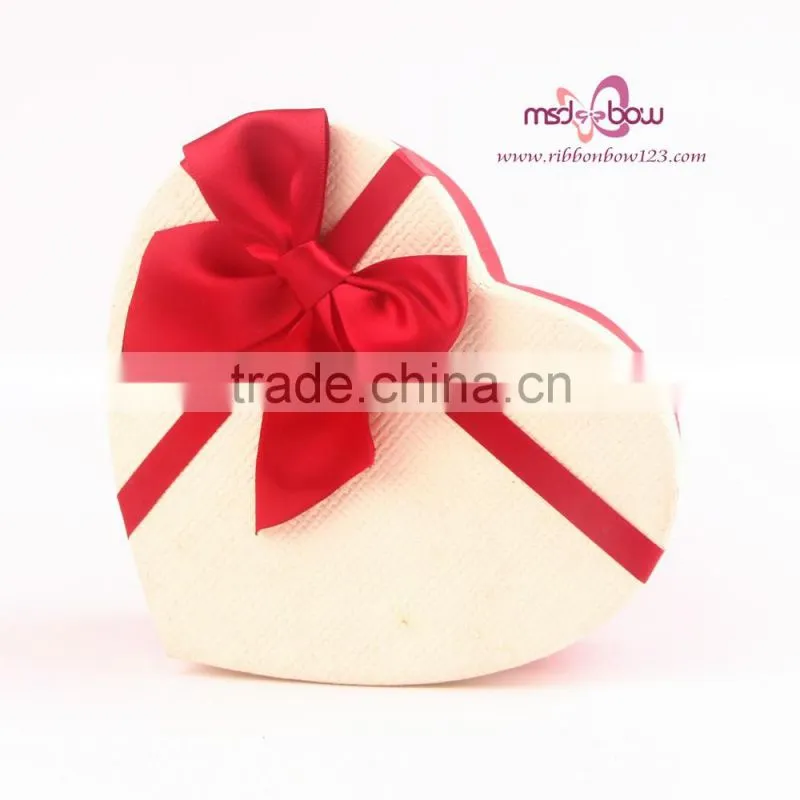Pre Made Satin Ribbon Bow With Loop Gift Ribbon Bow