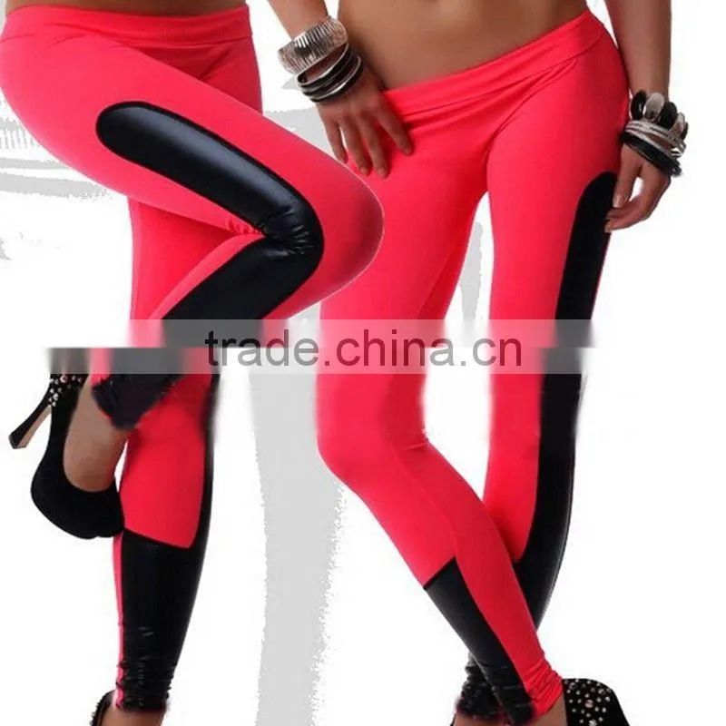Women Skinny Print Leggings Stretchy Sexy Jeggings Pencil Tights Pants 4 Colors