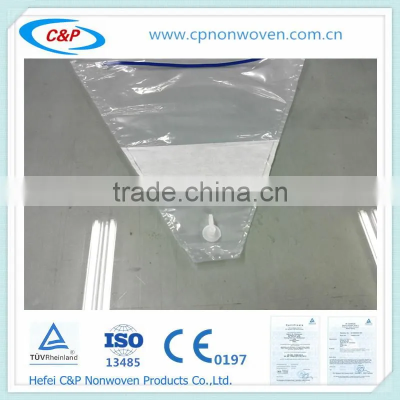 Surgical fluid collection pouch