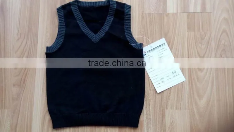 Boys pollover autumn V-neck Vest kids jackets sweaters for kid (BV1412)