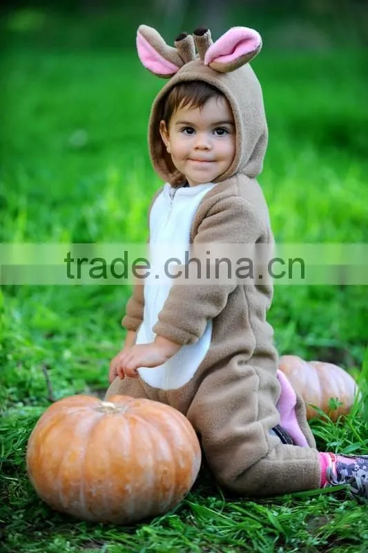 2016 Children fall and winter boutique clothing Children Pajamas Sets Christmas Unisex Handmade Bambi Baby Costume by guangzhou