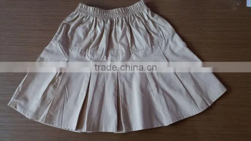 2016 popular primary red school uniform skirt