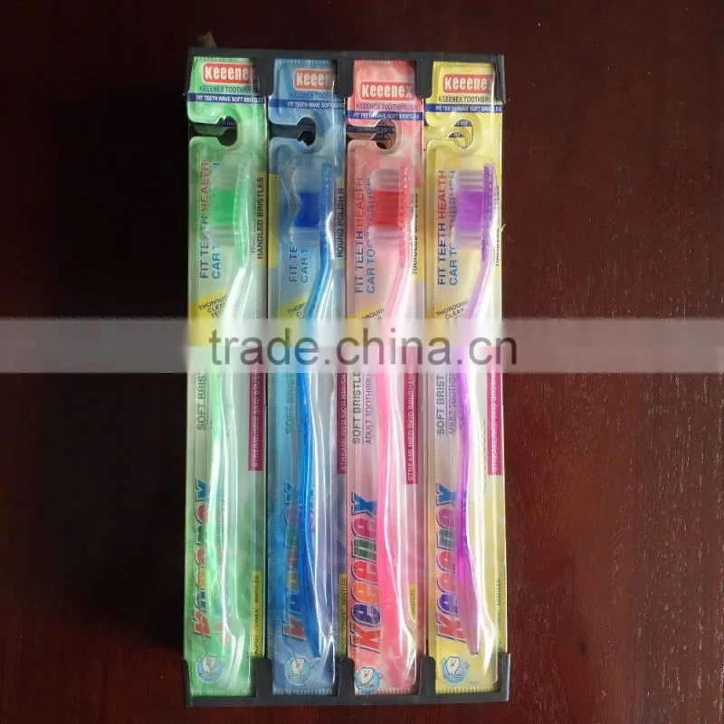 transparent soft adult toothbrush