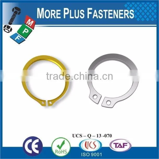 Made in Taiwan Stainless Steel 3/8" Internal Retaining Ring External