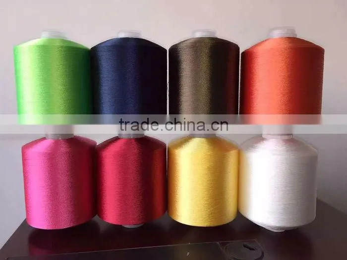 Wholesale Wear Resistant Core Spun Dty 150/48 Polyester Yarn