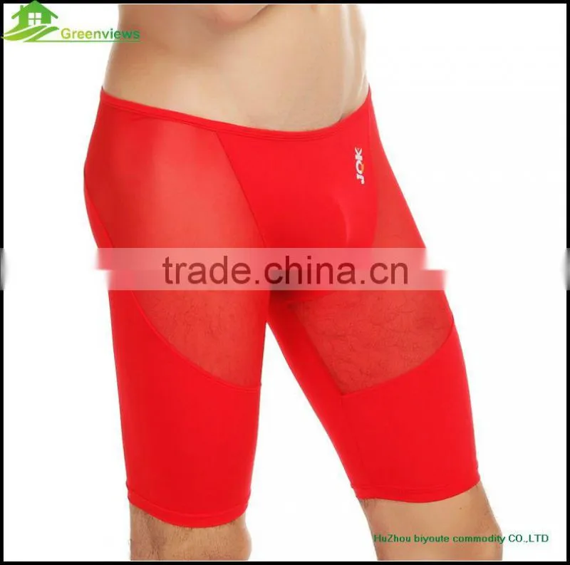 High quality pants men underwear lingerie made in poland Men Middle pants sports wear Siamese trousers men boxer shorts
