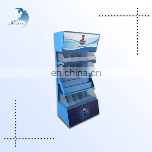 Hot Sale Simple Design Floorstanding Promotional Commodity Display Metal Rack