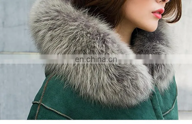 High Quality Fashion Custom Plain Genuine Leather Jacket Women Sheep Skin Jacket